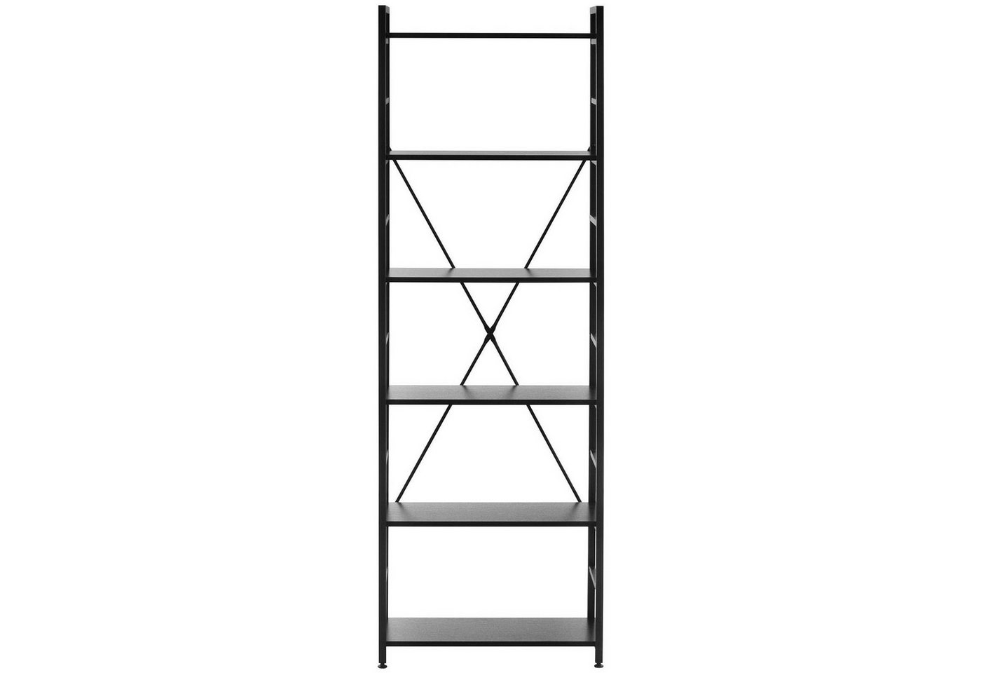 Fromm&Starck Bücherregal Standregal 60 x 28 x 182 cm Wohnzimmerregal Stahl 6 Ebenen 150 kg, verschiedene Größen Bild 4