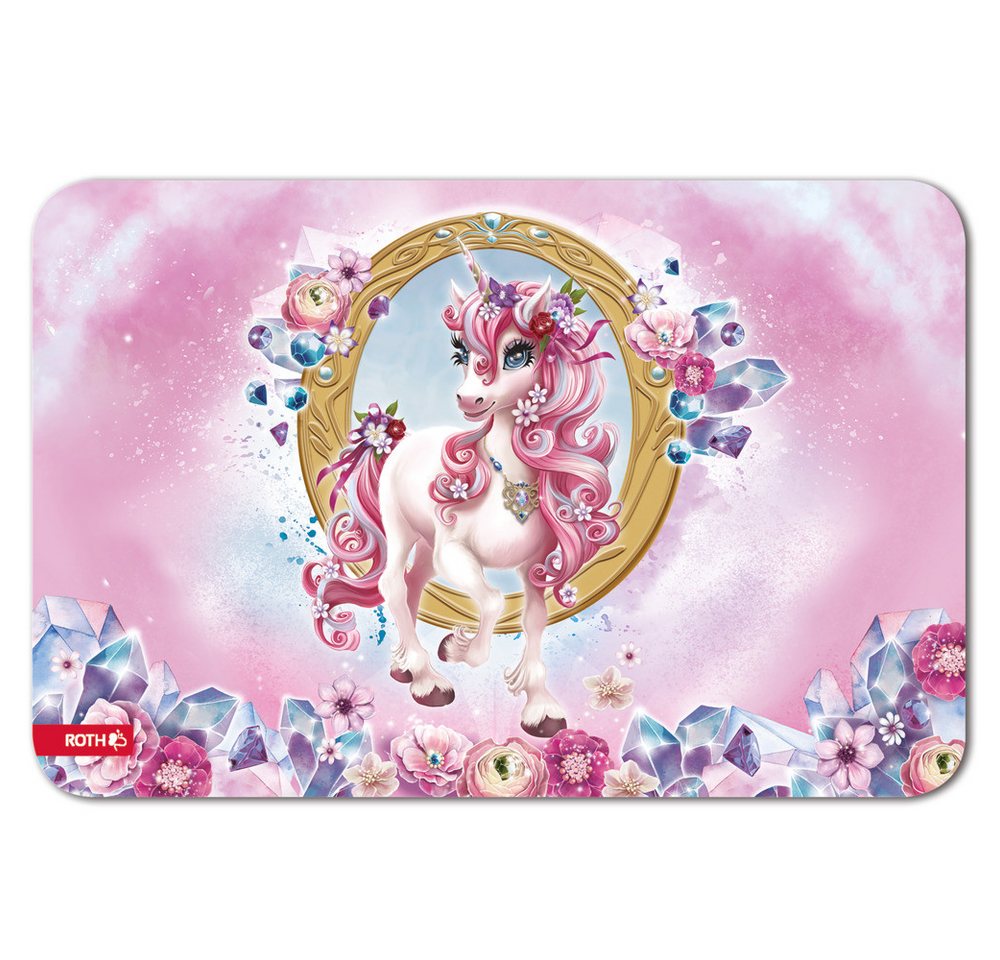 Roth Malstift Roth Schreib und Malunterlage Einhorn Beauty 59x39cm Kunstleder Bild 3
