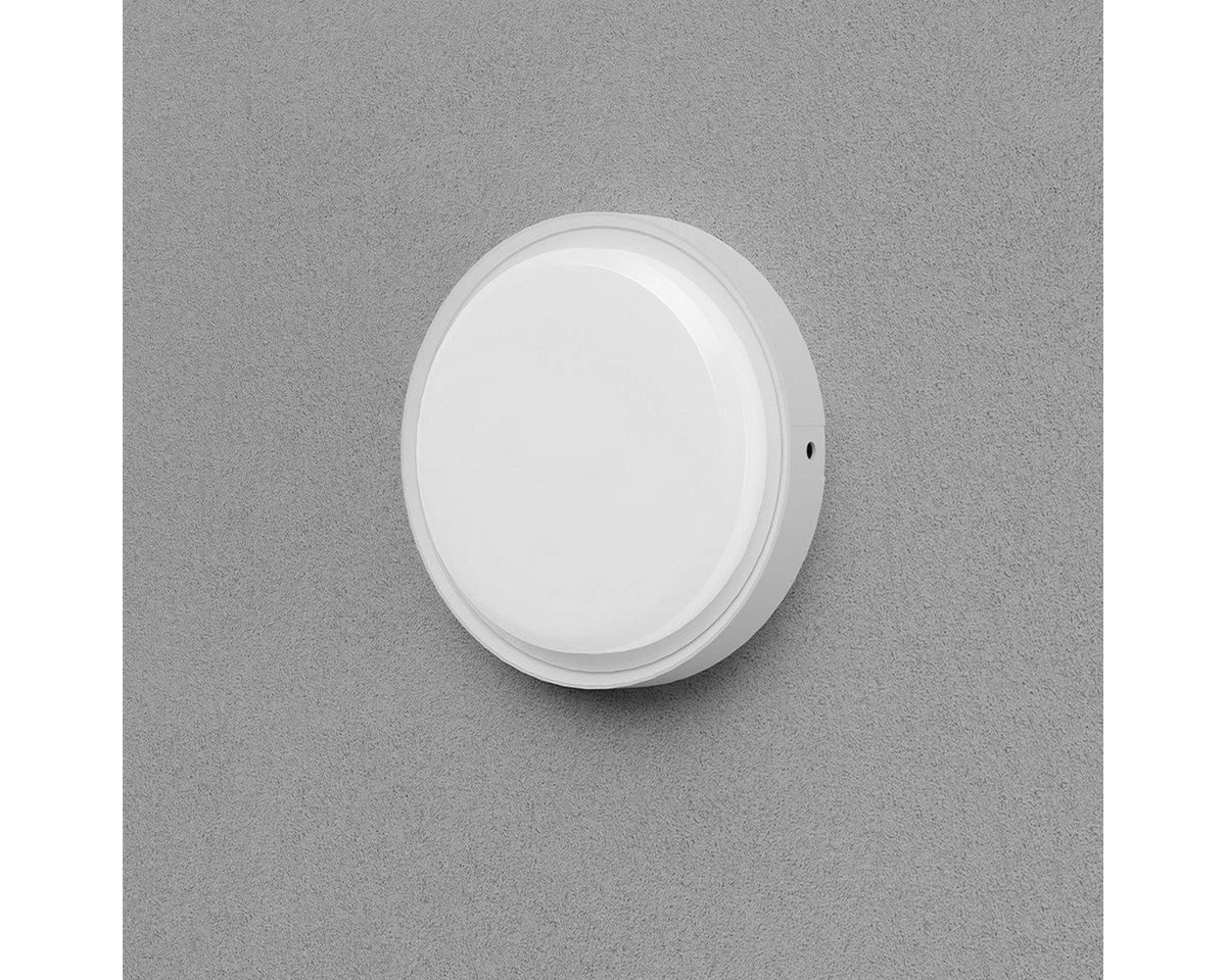 Braytron LED Deckenleuchte Wandleuchte mir Bewegungsmelder Außenbereich 3CCT 2020 Lumen, LED fest integriert, Neutralweiß, Kaltweiß, Warmweiß, Energieeffizient, Flimmerfrei, Langlebig, Spritzwassergeschützt, 3CCT