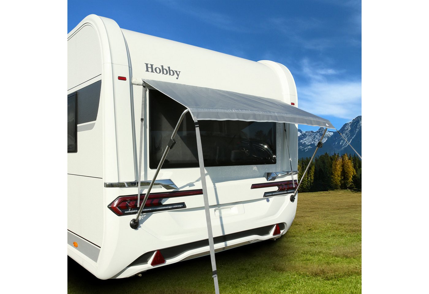 yourGEAR Sonnensegel your GEAR Padua - Fenstermarkise für Wohnwagen 160 x 70 cm, UV 80+ Bild 4
