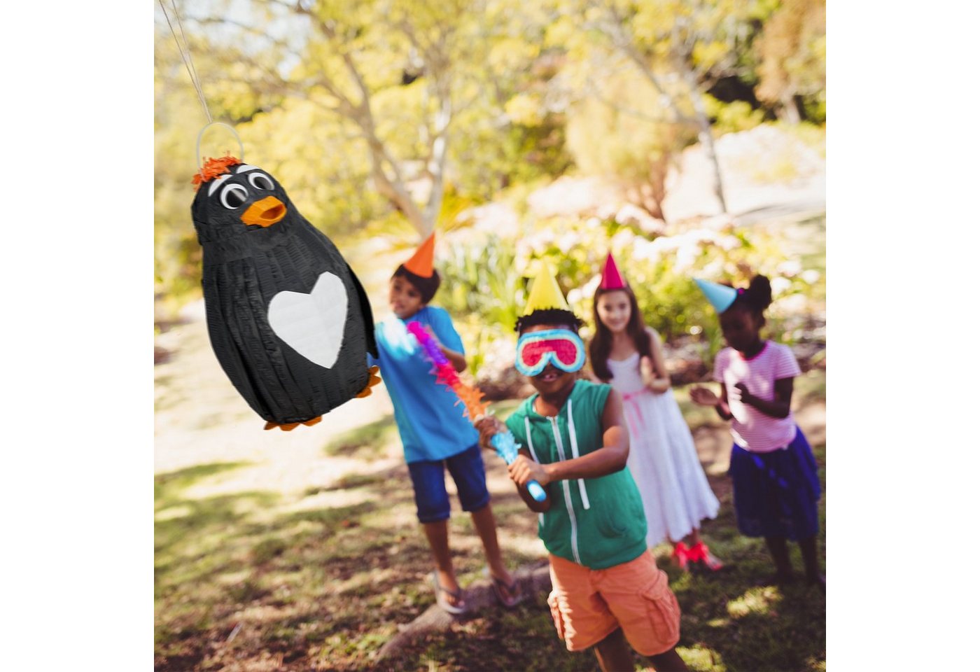 relaxdays Pinata Pinguin Bild 4