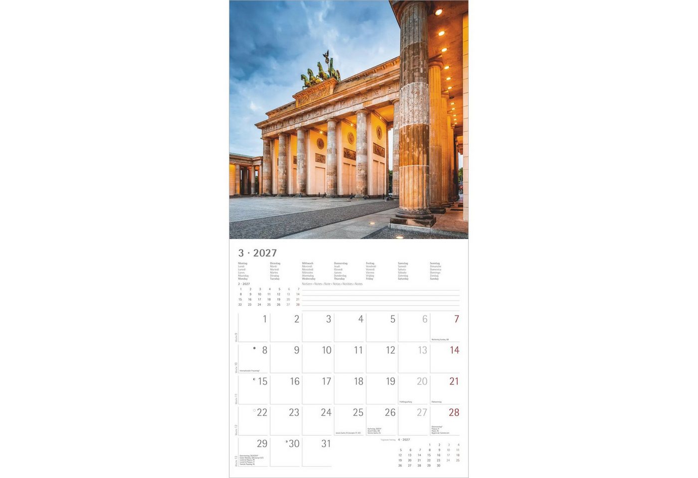 Wandkalender Deutschland 2027 Bild 2