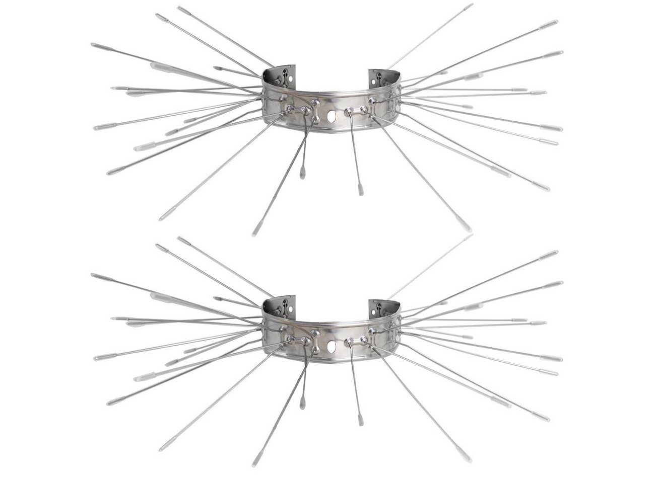 ISOTRONIC Marder-Abwehrgürtel Marder-Abwehrgürtel aus V2A-Edelstahl, Fallrohr-Kletterschutz, 4-St., 2er-Set & 4er-Set, Fallrohrschutz 25,0 x 2,0 x 15,0 cm/flexibel anpassbar Bild 4