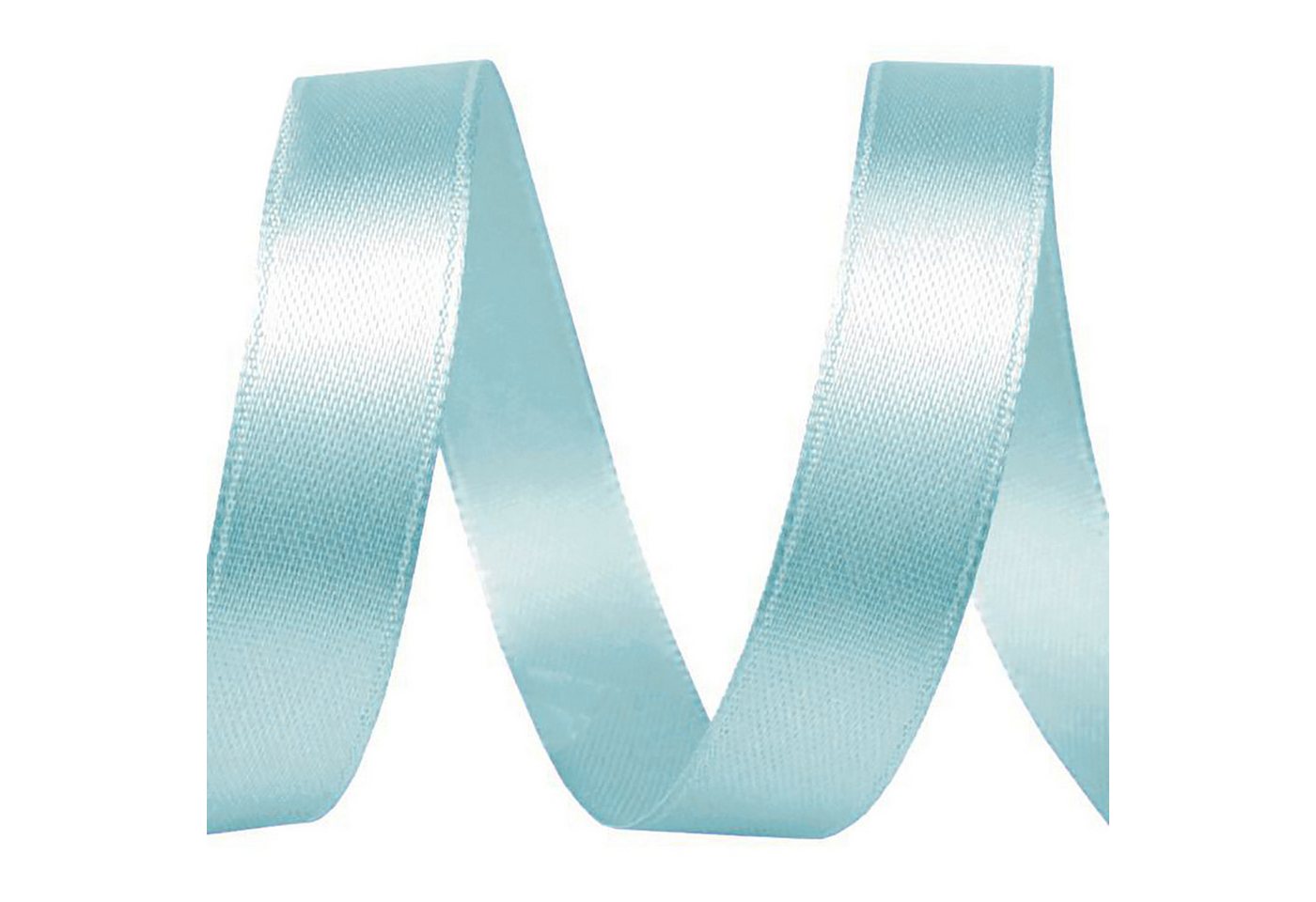 maDDma Geschenkband 5m Satinband 10mm breit Geschenkband Dekoband Schleifen Farbwahl, eisblau Bild 3