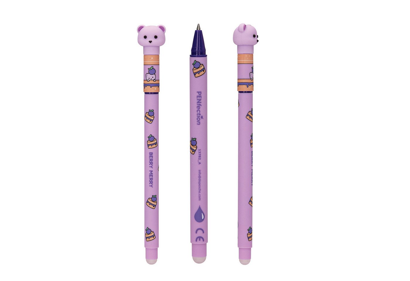 Depesche Federmäppchen PENfection Radierbarer Gelstift Colour Buddies