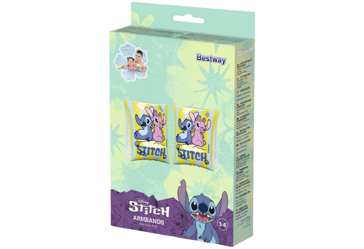 Disney Schwimmflügel DISNEY Stitch Schwimmflügel für Kinder, 23 × 15 cm Bild 2