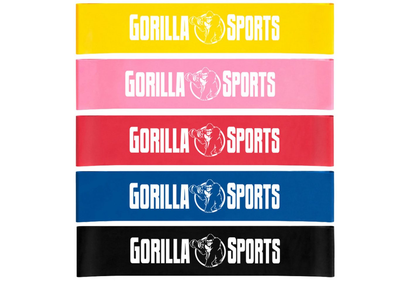 GORILLA SPORTS Expander Widerstandsbänder 0,4 mm - 1,2 mm Bild 5