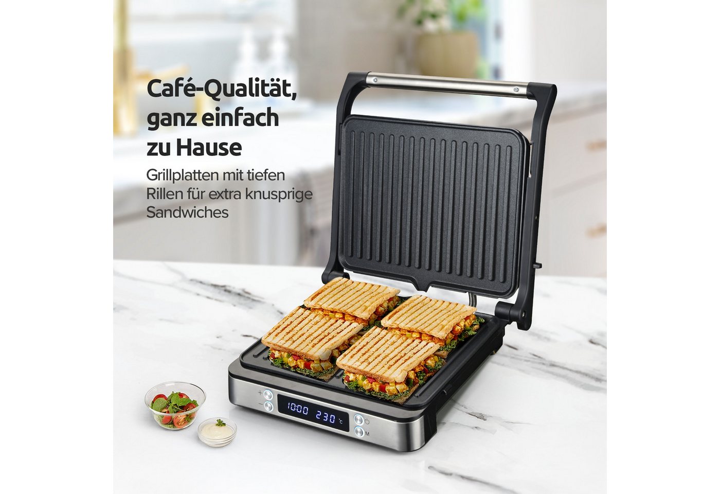 Olvy Kontaktgrill Olvy Kontaktgrill XXL Bild 2