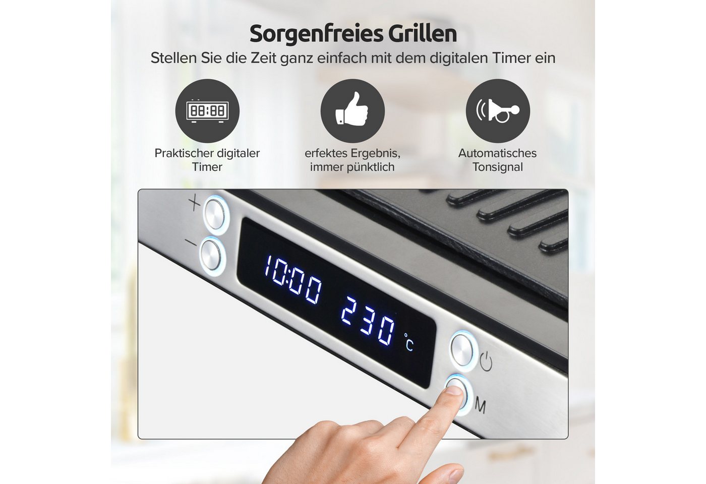 Olvy Kontaktgrill Olvy Kontaktgrill XXL Bild 3