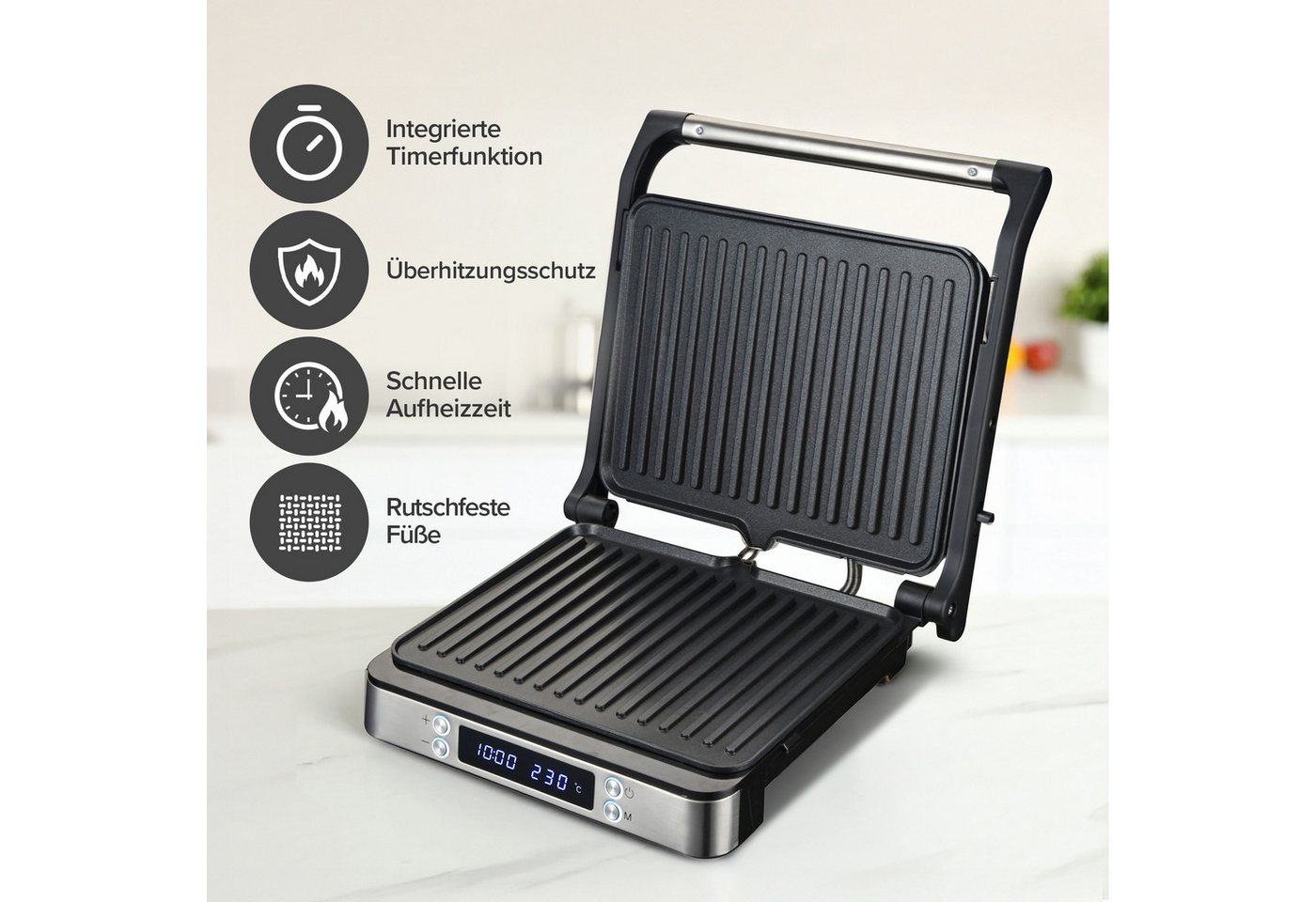 Olvy Kontaktgrill Olvy Kontaktgrill XXL Bild 4