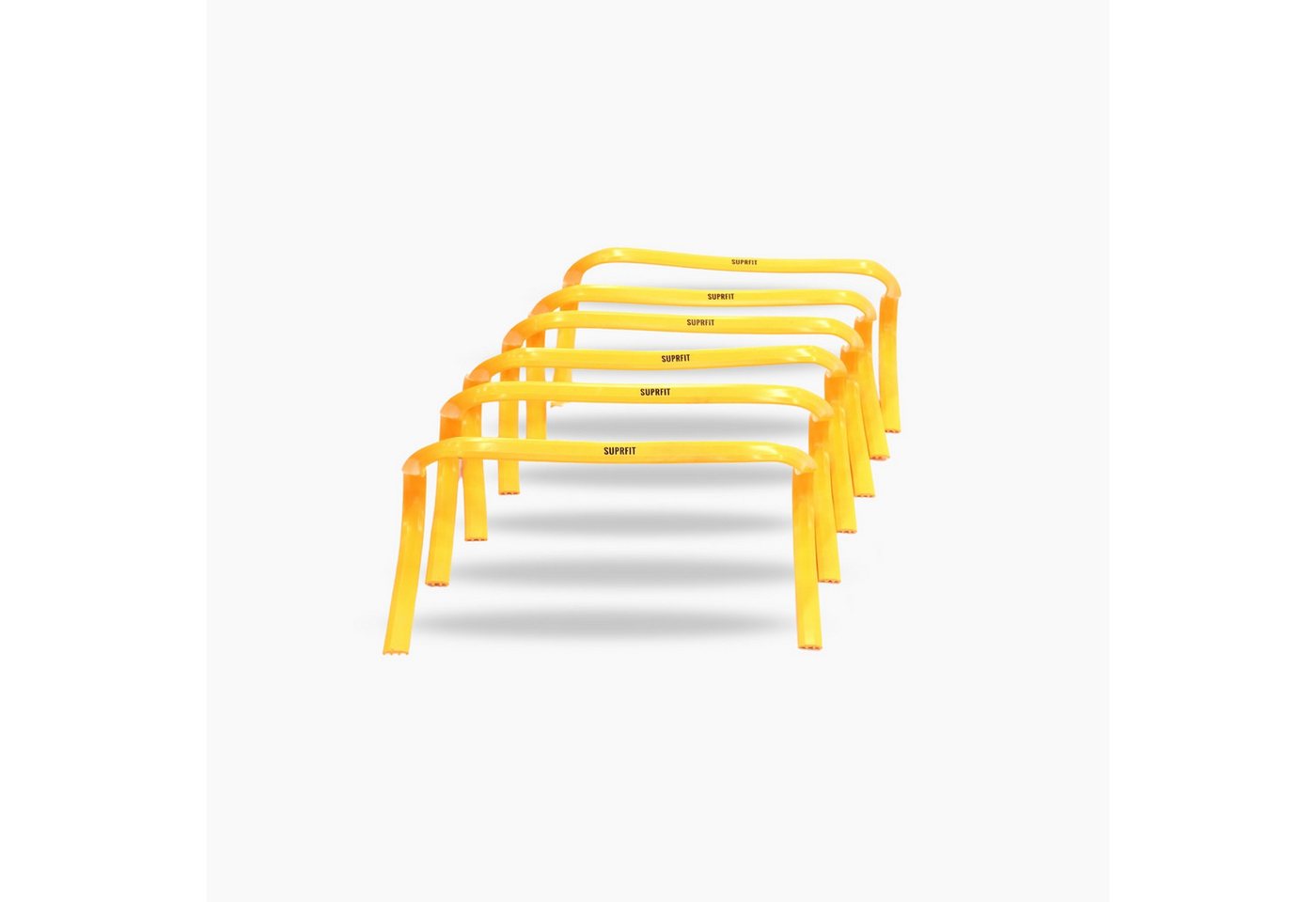 SF SUPRFIT Hürde Agility Hürden Koordinationshürden (1,34 kg (30 cm) / 1,08 kg (15 cm), Set mit 6 Hürden inklusive Tragegriff (15cm und 30cm) Bild 2
