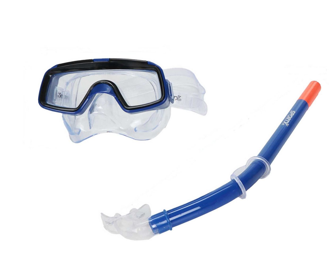 Bubble-Store Schnorchel für Kinder mit komfortablem Mundstück (verstellbarem Kopfband und Sicherheitsgläsern), Taucherbrille mit Maske und Schnorchel Bild 3