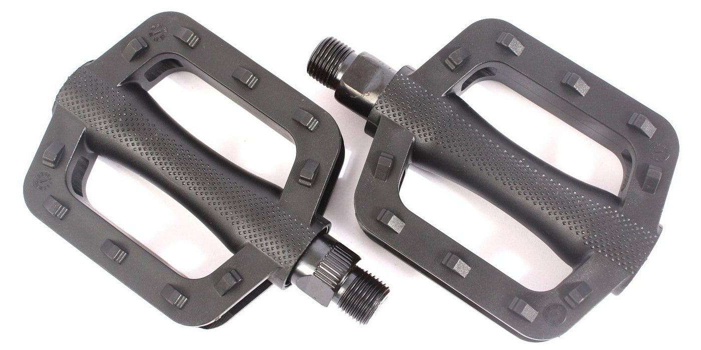 KHEbikes Fahrradpedale KHE PRISM Kinder BMX Pedale 1/2" schwarz 288 g (Geeignet für 1-teilige Kurbeln (OPC) Bild 2