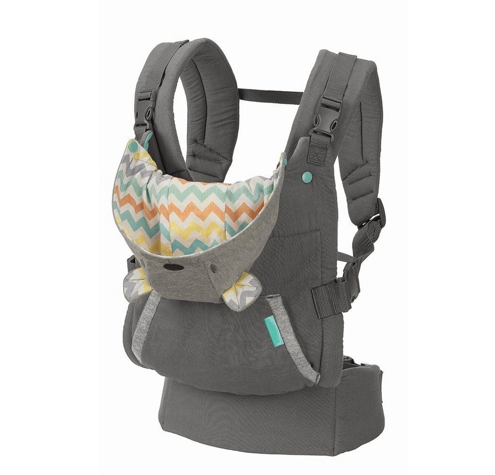 VEKROBOT Babytrage 4-in-1 Babytrage Hüftsitz vorwärts rückwärts vielseitig komfortabel (1-tlg., Vielseitige Tragehilfe für unterwegs), Komfortable multifunktionale Babytrage mit Hüftsitz Bild 4