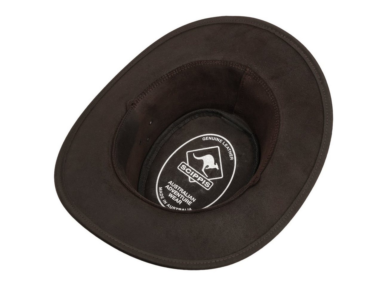 Scippis Outdoorhut (1-St) Lederhut mit Lederband, Made in Australia