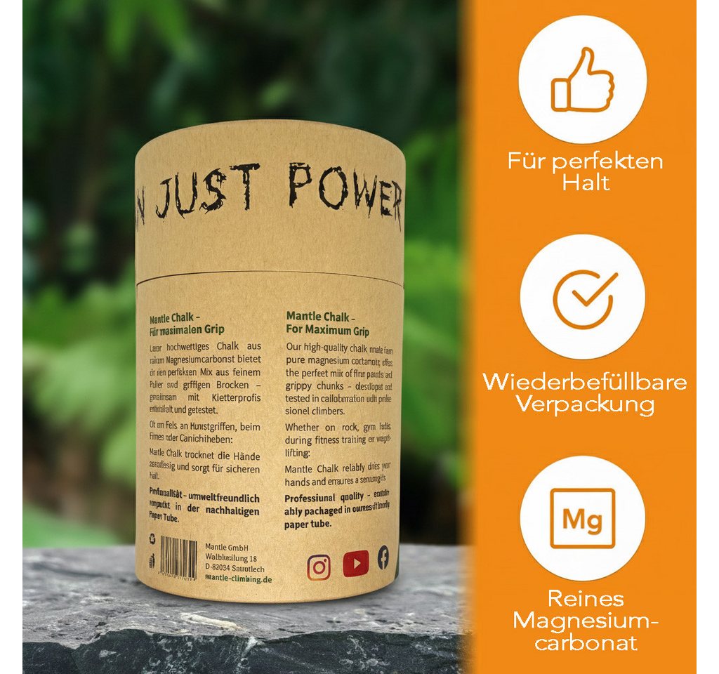 Mantle Climbing Grip-Pulver hochwertiges Kletterchalk Chalk Powder Bild 5