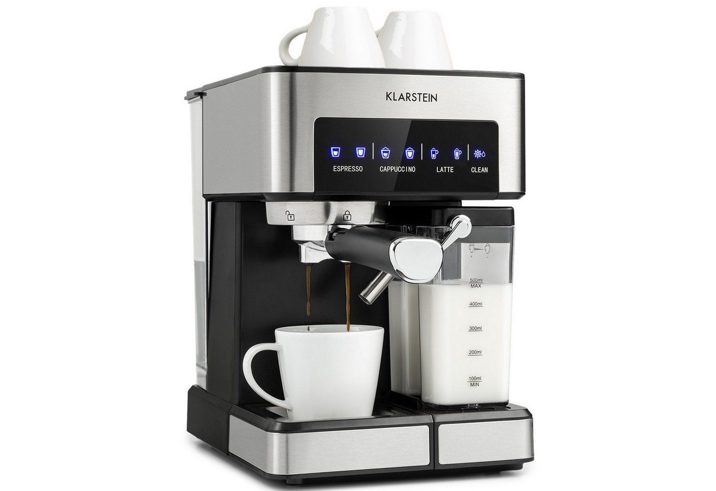 Klarstein Filterkaffeemaschine, 1.8l Kaffeekanne, Gemahlener Kaffee und Pads: 2-in-1- Nutzung zum flexiblen Gebrauch Bild 3