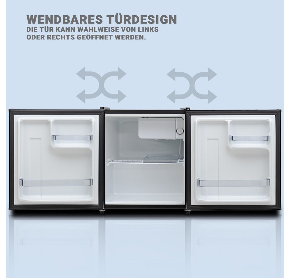 Smad Table Top Kühlschrank DSF-48B6E DSF-48B6E, 51 cm hoch, 45 cm breit, 6-stufigem Thermostat Kühlfach, 39 dB, für Schlafzimmer/Büro Bild 4