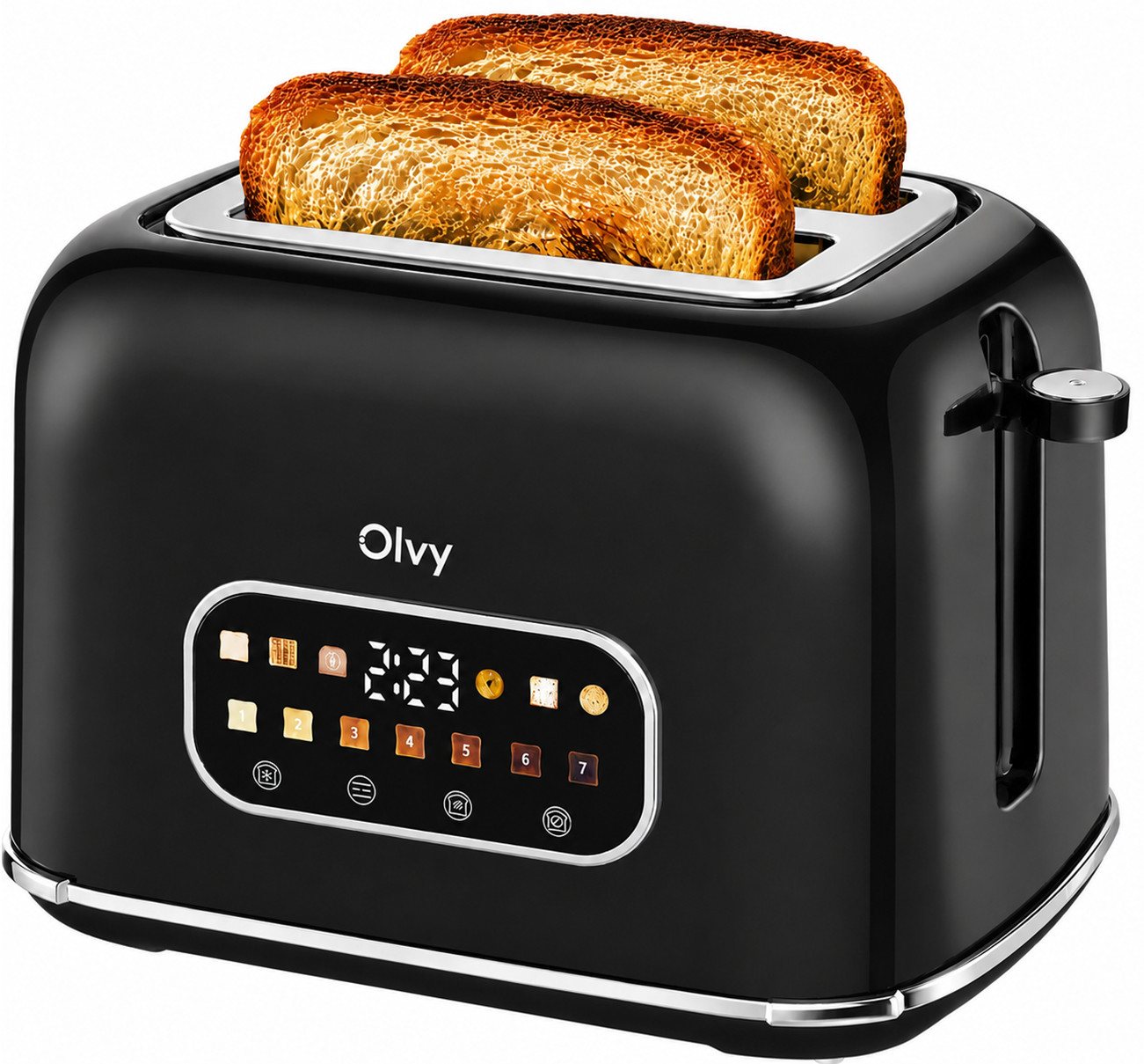 Olvy Toaster Olvy Toaster, Touchscreen mit Timer, 7 Bräunungsstufen Bild 5