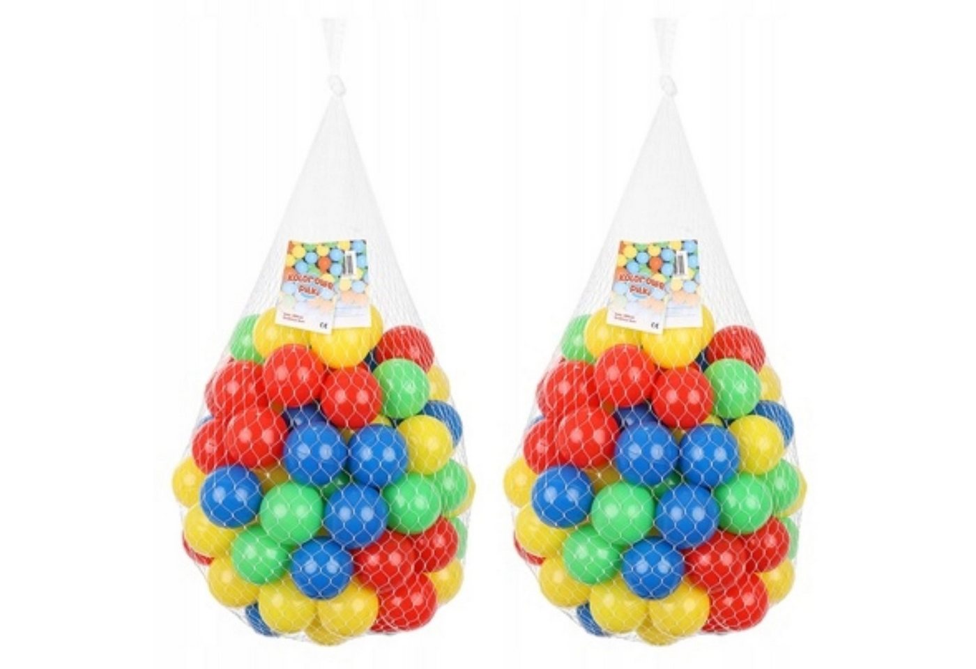 Festivalartikel Bällebad-Bälle Bunte Plastikbälle 200 Stk, 5,5 cm Durchmesser. (200-St)