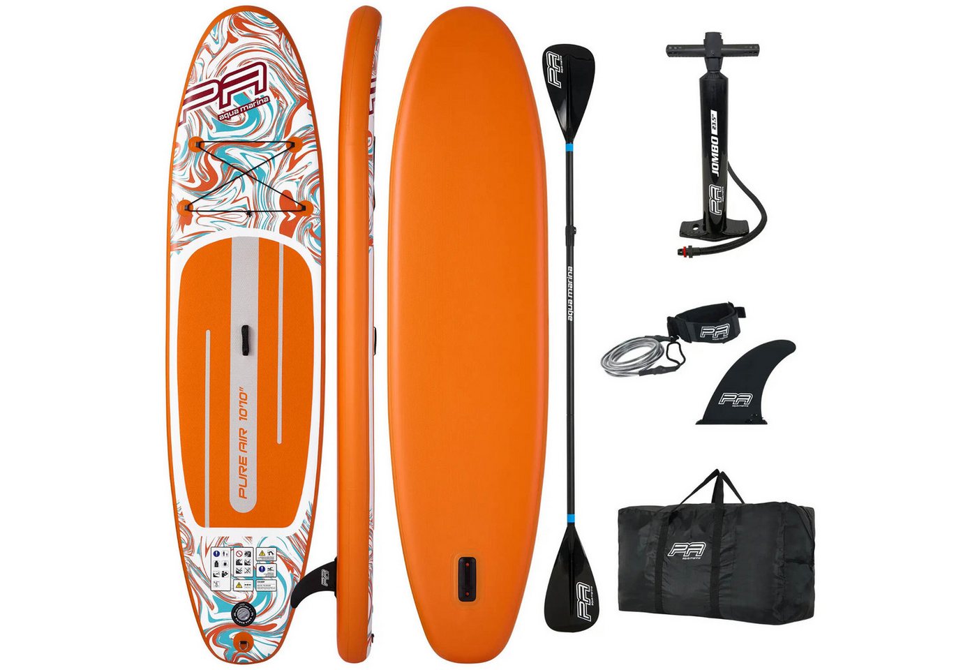 Aqua Marina SUP-Board Aqua Marina Pure Air Coast 10'10 SUP Board Aufblasbares Stand Up