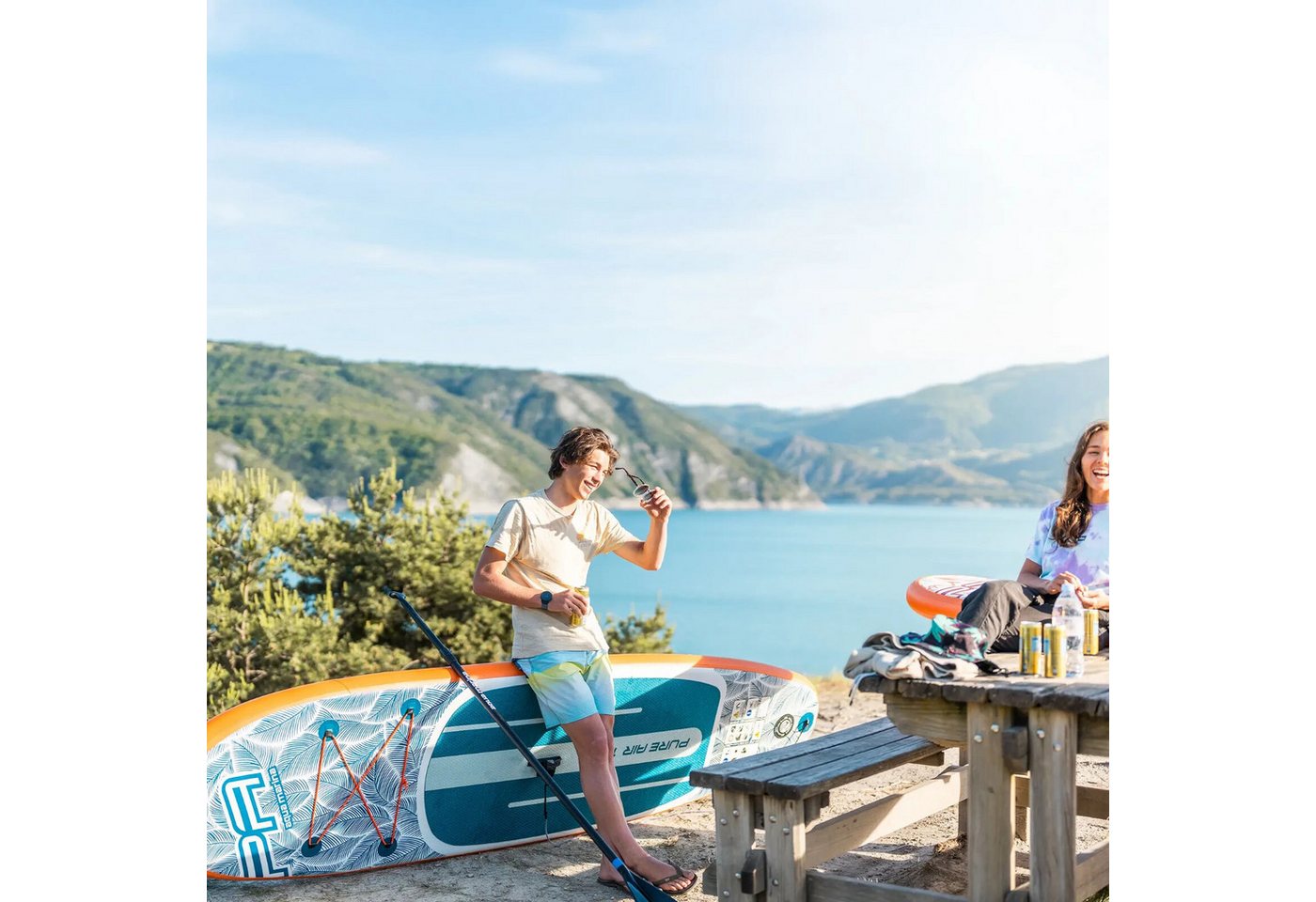 Aqua Marina SUP-Board Aqua Marina Pure Air Coast 10'10 SUP Board Aufblasbares Stand Up Bild 5