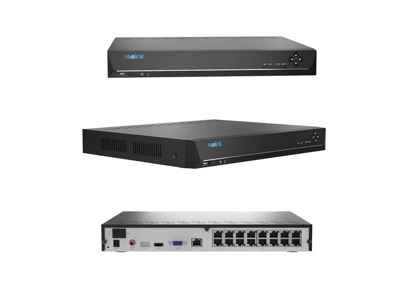 Reolink Überwachungskamera RLK16-810B8-A 4K PoE (Außenbereich, Videoüberwachungsset, Videoüberwachung mit 8X 8MP PoE IP Kamera und 16CH 4TB HDD NVR, Personenerkennung und Fahrzeugerkennung, IP66, 30M IR Nachtsicht) Bild 4