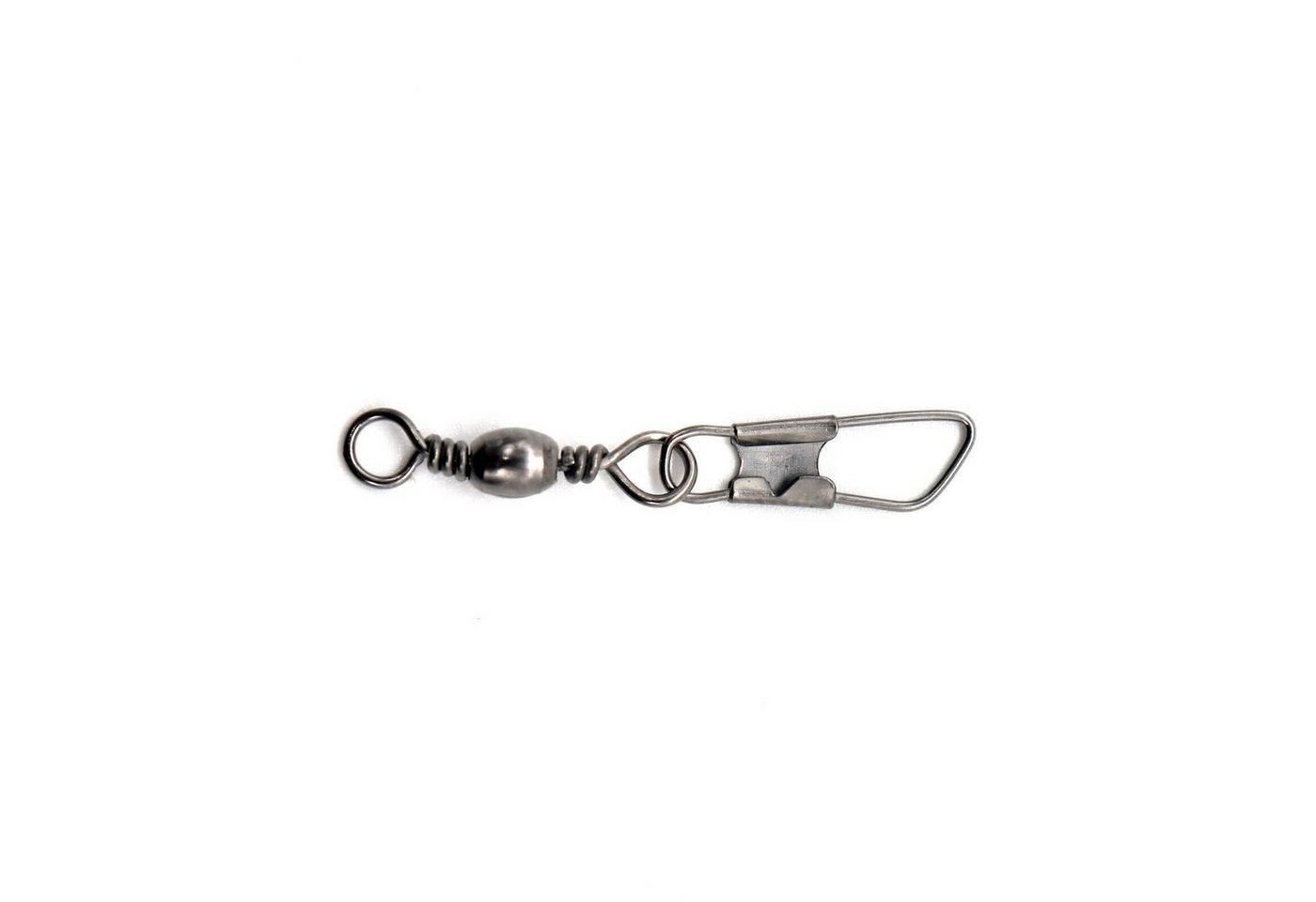 Behr Angelwirbel Tönnchenwirbel mit Karabiner 30 Stück Drehdose Box Set Angelwirbel, (1 Box mit 30 Tönnchenwirbeln, 30-St) Bild 2