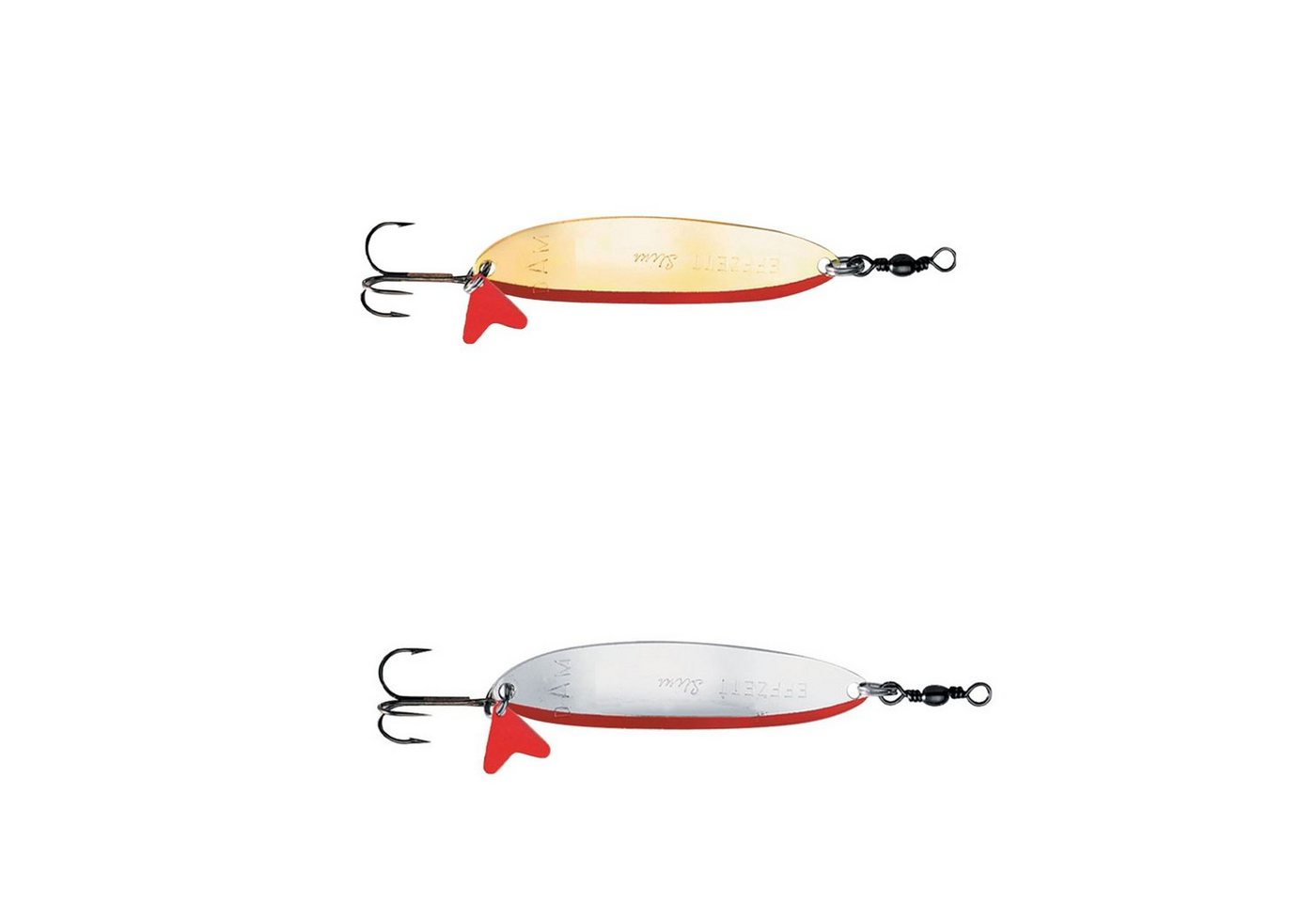 DAM Fishing Kunstköder, DAM Effzett Slim Standard 24g Silber/Gold Blinker Bild 2