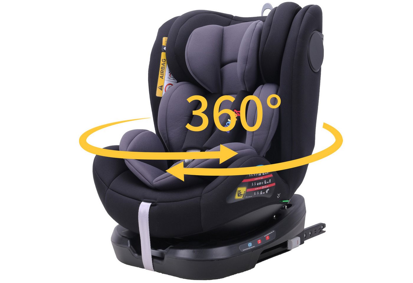 Yalion Autokindersitz Kinder Kinderautositz ISOFIX, i-Size Kindersitzerhöhung ECE R44/04 Bild 4