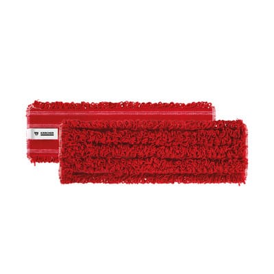 Kärcher Mikrofaserklettmopp Schlingen rot 40cm