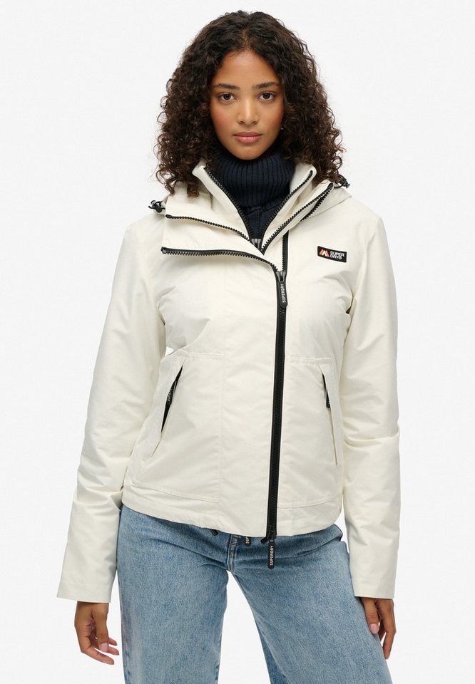 Superdry Outdoorjacke HOODED MTN WINDBREAKER JKT Slim Fit, aus Polyester und Kunstfaser, mit Reißverschluss