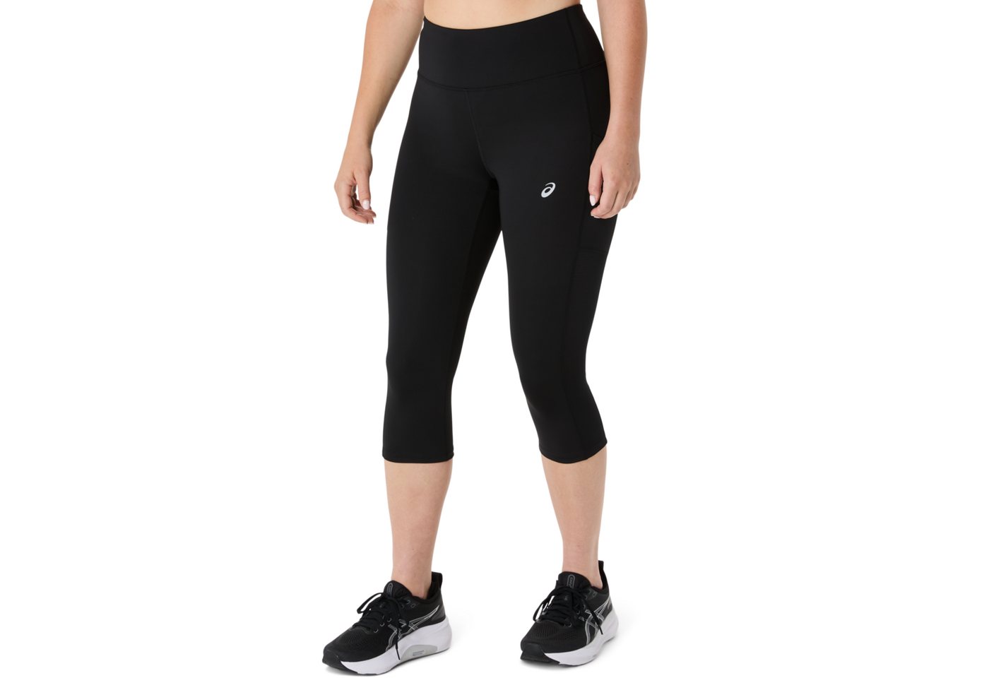 Asics Lauftights ASICS CORE CAPRI TIGHT Schnelltrocknend, Atmungsaktiv, Reflektierend