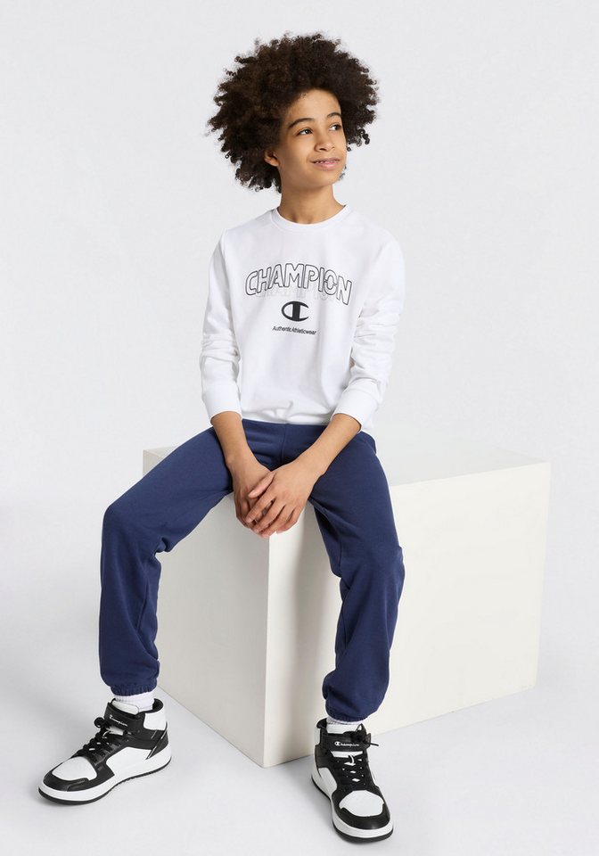 Champion Jogginganzug Graphic Terry Crewneck Sweatsuit (2-tlg), für Kinder geeignet, zweiteiliges Set mit 2 Teilen, bequeme Passform Bild 2