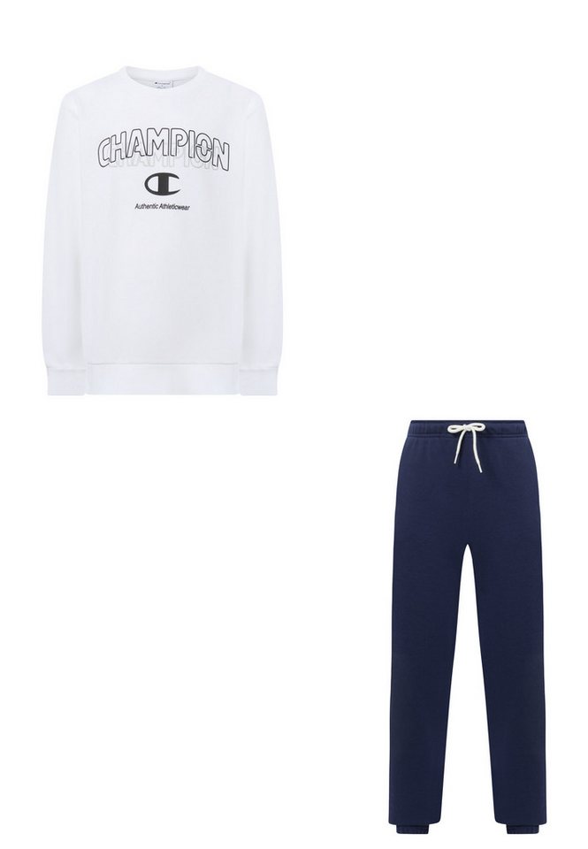 Champion Jogginganzug Graphic Terry Crewneck Sweatsuit (2-tlg), für Kinder geeignet, zweiteiliges Set mit 2 Teilen, bequeme Passform Bild 3