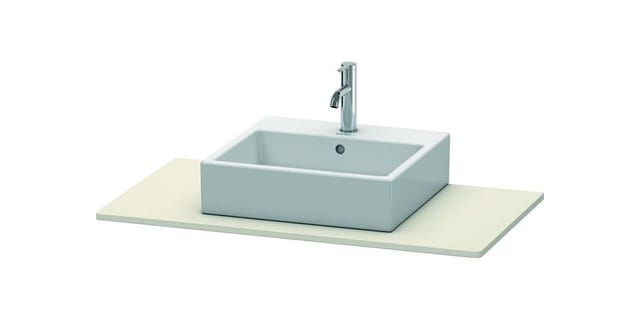 Duravit Konsole XSquare 100x55cm, Taupe, mit 1 Ausschnitt