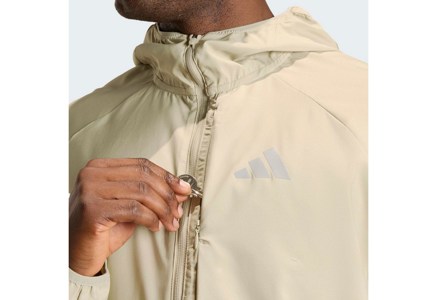 adidas Performance Laufjacke ADI365 RUNNING ESSENTIALS für Erwachsene, aus Polyester, sportlicher Stil Bild 3