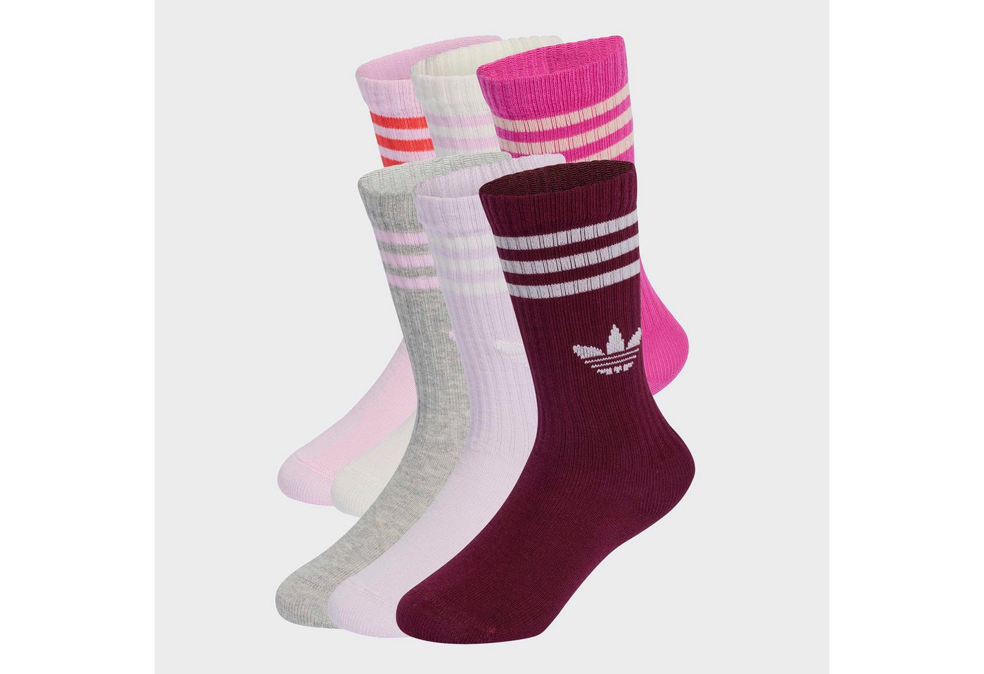 adidas Originals Sportsocken 3S CREW S 6P K (6-Paar)
