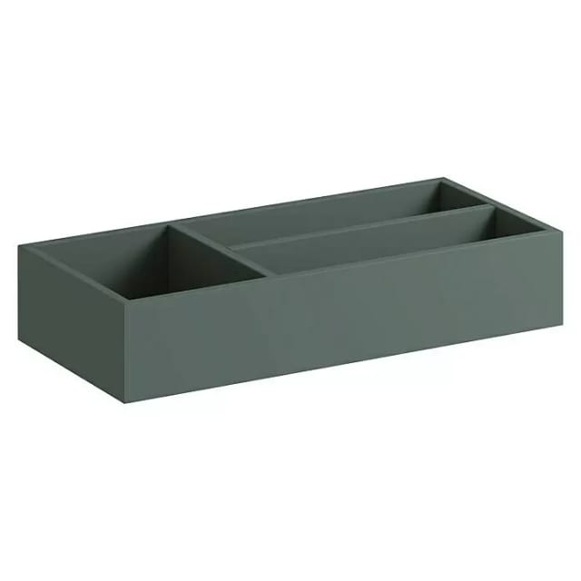 Geberit Schubladeneinsatz Xeno2 32,3x6,2x15,0cm, T-Teil., Mel. Holz/grau