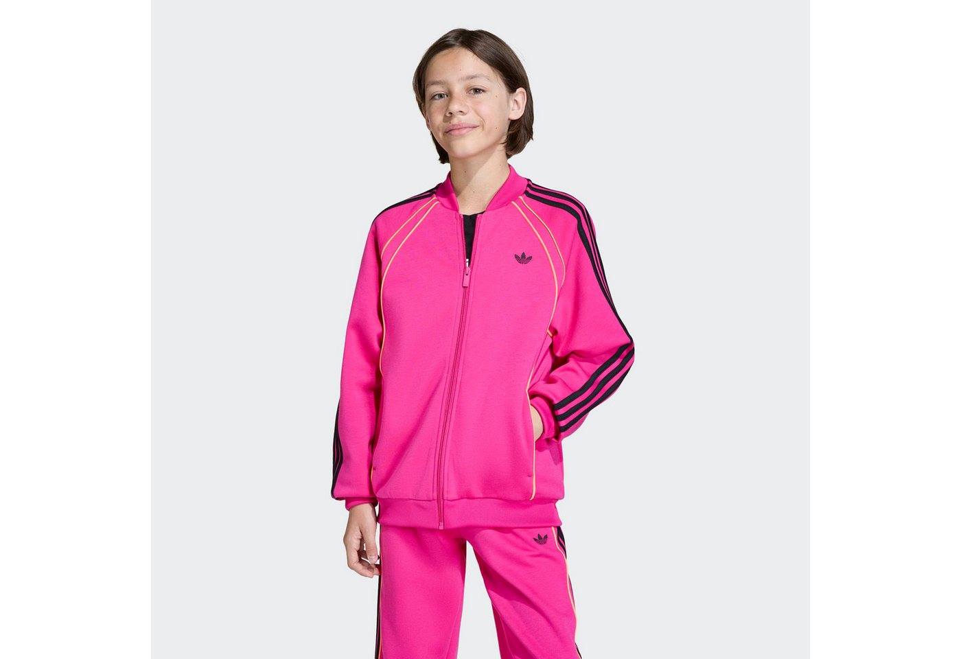 adidas Originals Trainingsjacke ORIGINALS, LOCKER GESCHNITTEN für Kinder, mit Reißverschluss, aus Polyester Bild 2