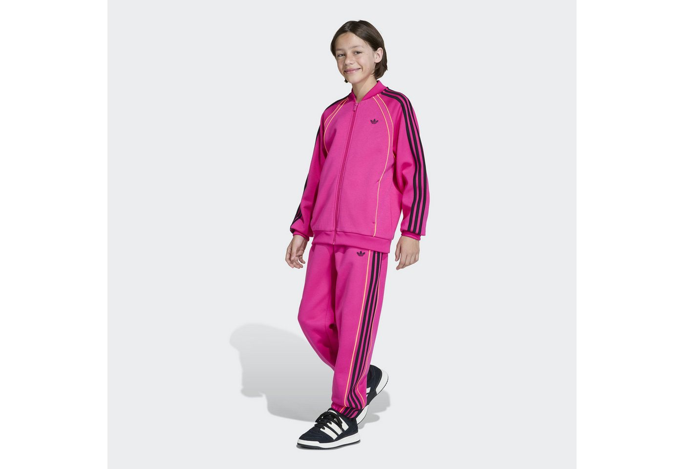 adidas Originals Trainingsjacke ORIGINALS, LOCKER GESCHNITTEN für Kinder, mit Reißverschluss, aus Polyester Bild 3
