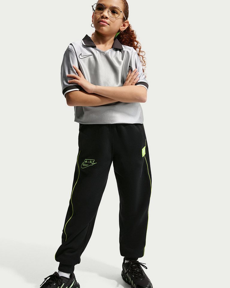 Nike Sportswear Sporthose K NK AIR FLC JGGR für Jugendliche, mit sportlichem Schnitt, aus Baumwolle und Polyester