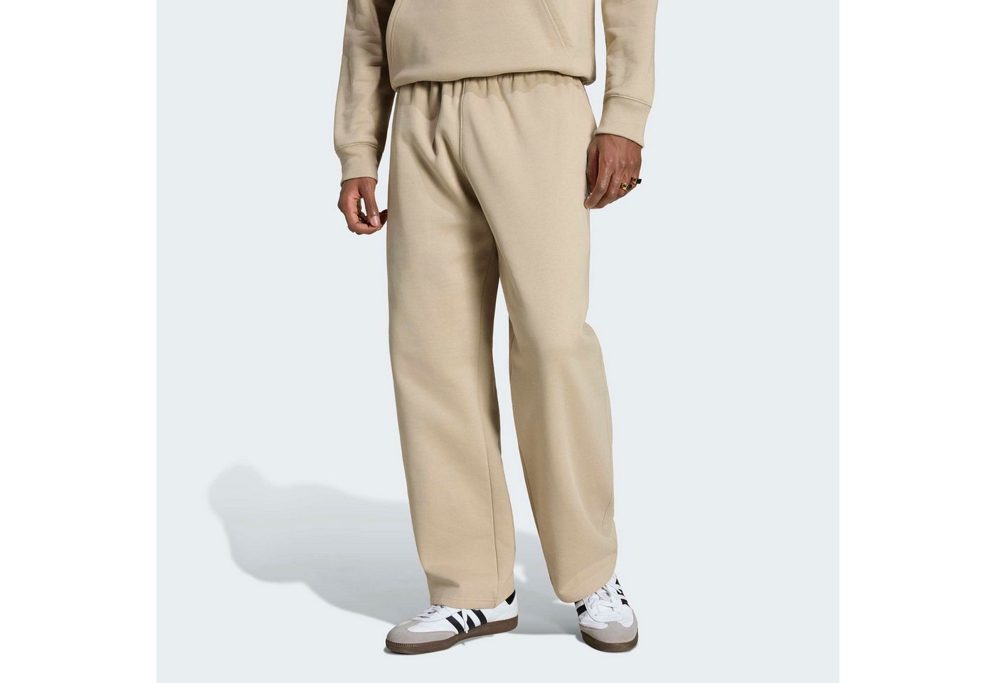 adidas Originals Sporthose TREFOIL ESSENTIALS, OFFENER SAUM für Erwachsene, ohne Verschluss, aus Baumwolle, normal-weite Passform