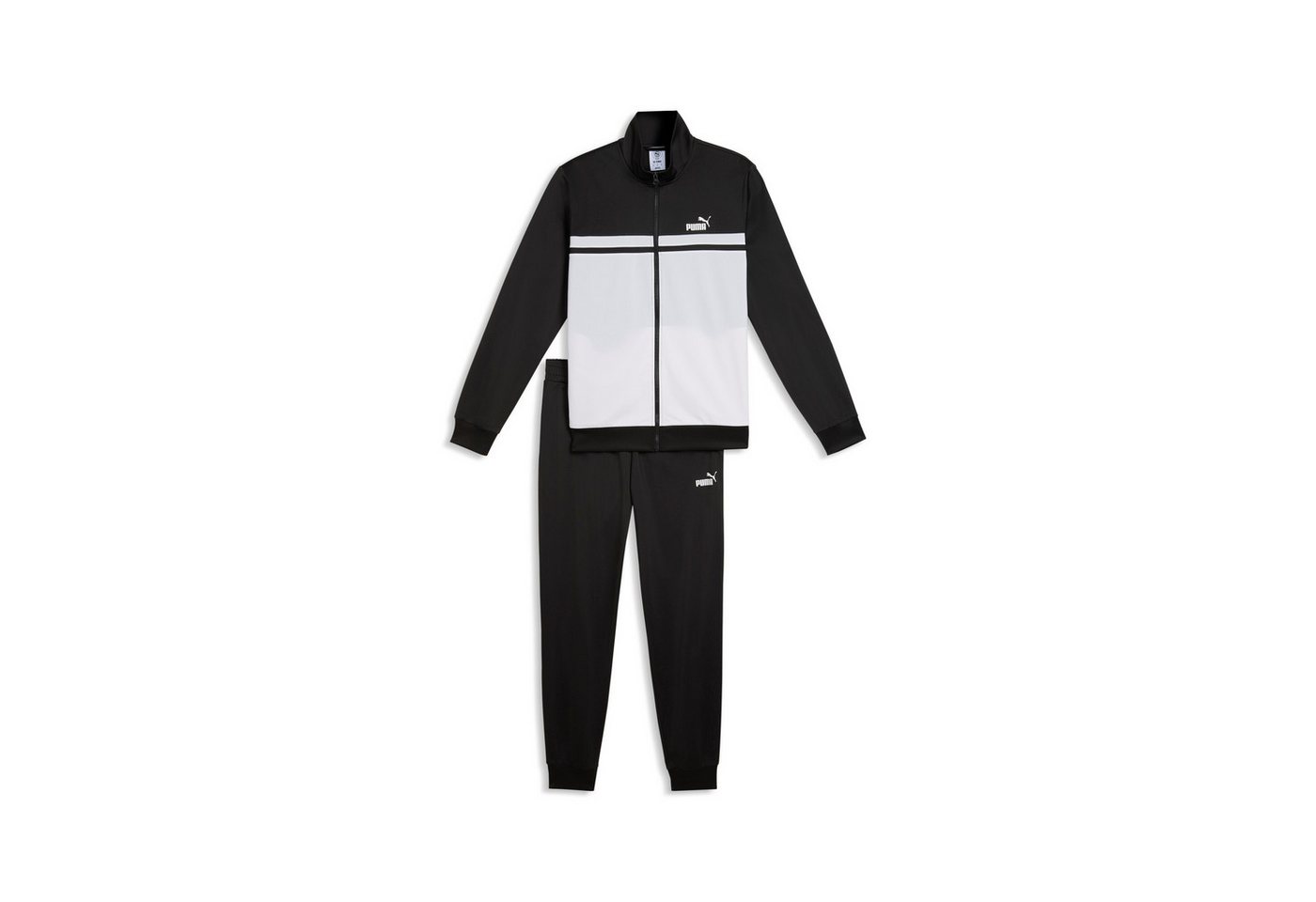 PUMA Trainingsanzug POLY COLORBLOCK SUIT (2-tlg), zweiteiliges Set, mit Reißverschluss am Oberteil, aus Polyester Bild 2