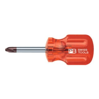 PB Swiss Tools Schraubendreher, für Phillips, mit Kunststoffheft, Kreuzschlitzgröße 0K
