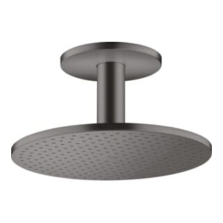 hansgrohe Kopfbrause 300 2jet Axor m Deckenanschluss, brushed black chrome