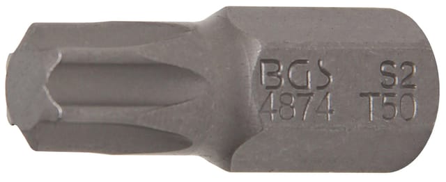 BGS Bit Antrieb Außensechskant 10 mm T-Profil (für TX) T50