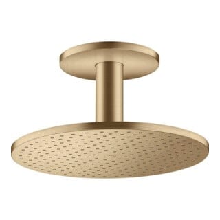 hansgrohe Kopfbrause 300 2jet Axor mit Deckenanschluss, brushed bronze
