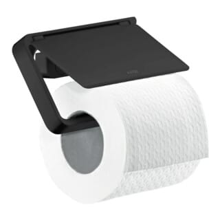 hansgrohe Papierhalter Axor universal mit Deckel, Metall, mattschwarz