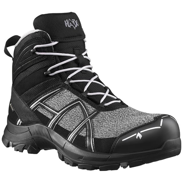 HAIX Stiefel BLACK EAGLE Pro, MID, S3, schwarz-silber, Gr. 11,5 (47)